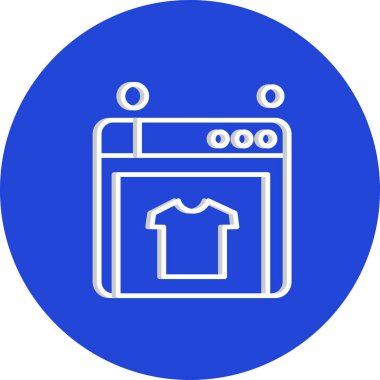 websitesi simgesi vektör illüstrasyonu