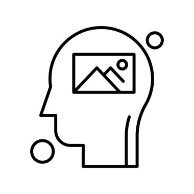 Vektör galerisi simgesi illüstrasyonu