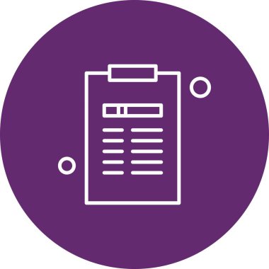 Vektör belgesi Simge illüstrasyonu