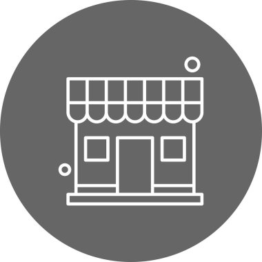 vektör mağaza simgesi çizimi