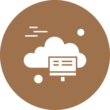 vektör lcd simgesi illüstrasyonu