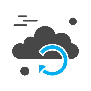  vektör yeniden yükleme simgesi illüstrasyonu