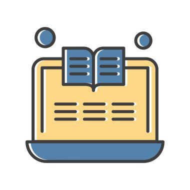 vektör dizüstü simgesi illüstrasyonu