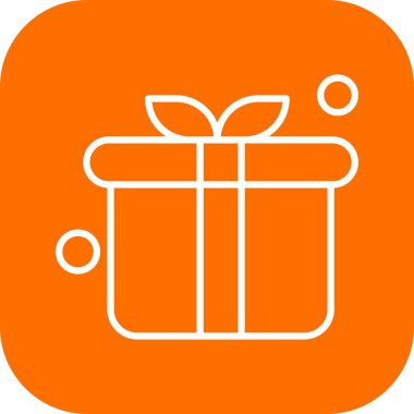 hediye simgesi vektör illüstrasyonu