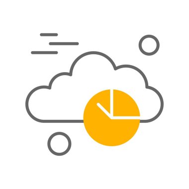  vektör pasta çizelgesi simgesi