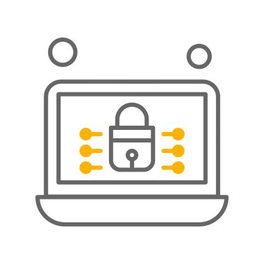 vektör dizüstü simgesi illüstrasyonu