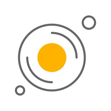 vektör çörek simgesi illüstrasyonu