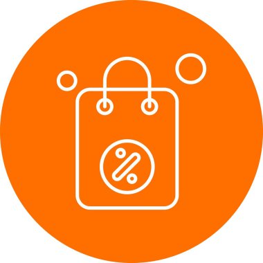 çanta simgesi vektör illüstrasyonu