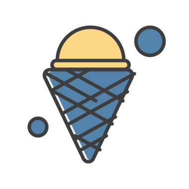 Dondurma ico vektörü.