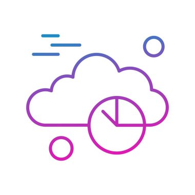  vektör pasta çizelgesi simgesi