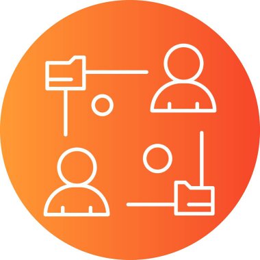 Vektör Avatar Simgesi illüstrasyonu