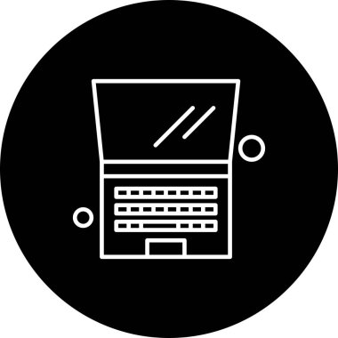 vektör dizüstü simgesi illüstrasyonu