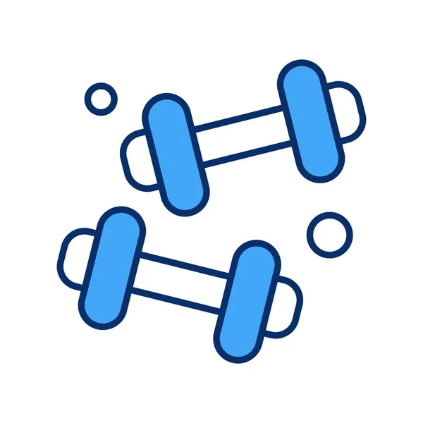 Vektor Dumble Icon Illustration — Stockvektor