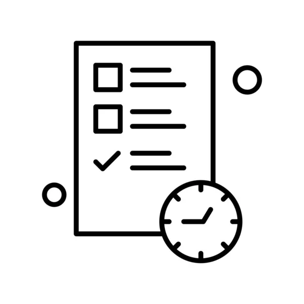 Documento Vectorial Icono Ilustración — Vector de stock