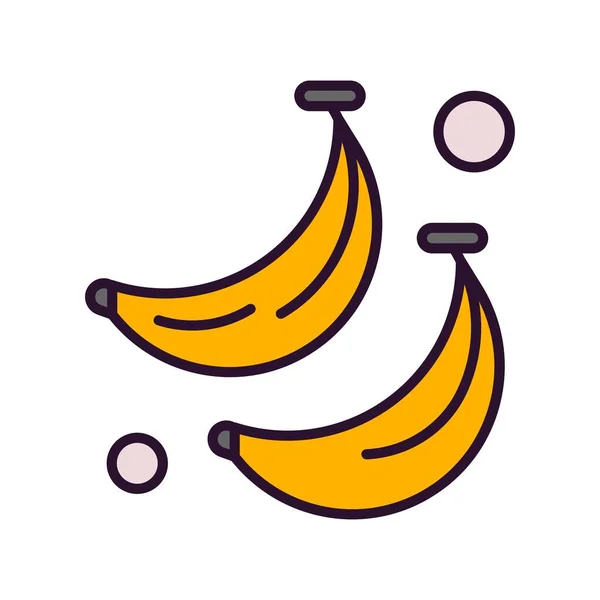 Векторная Иконка Банана — стоковый вектор