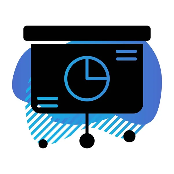 Vektordiagramm Icon Illustration — Stockvektor