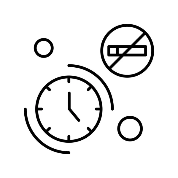 Vector Icono Del Reloj Ilustración — Vector de stock