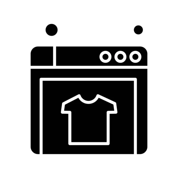 Sitio Web Icono Vector Ilustración — Vector de stock