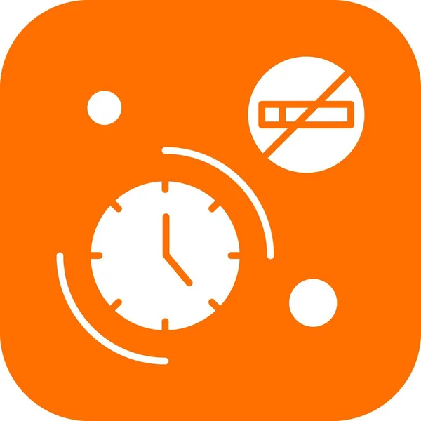 Vector Icono Del Reloj Ilustración — Archivo Imágenes Vectoriales