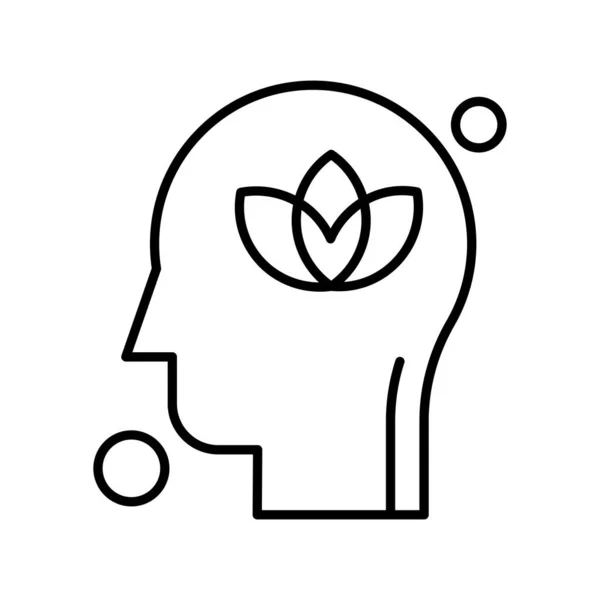 Icono Flor Vectorial Ilustración — Vector de stock