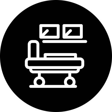 Vector hastanesi yatağı ico