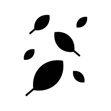 vektör yaprağı düz biçim simgesi