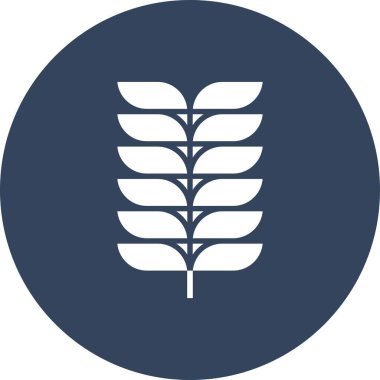 vektör yaprağı düz biçim simgesi