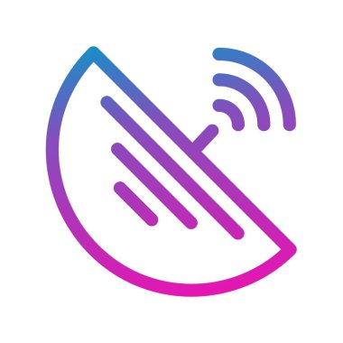 vektör uydu anten simgesi 