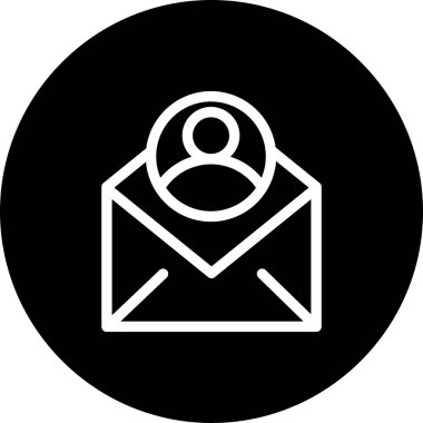 Kullanıcı simgesinin vektör çizimi 