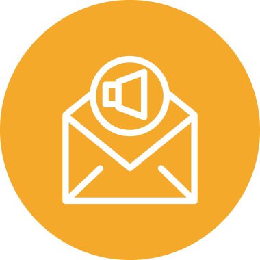 Hoparlör simgesinin vektör illüstrasyonu