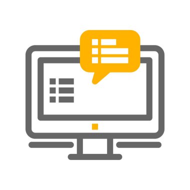 vektör grubu sohbet simgesi   