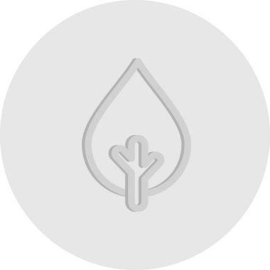 vektör ağacı düz biçim simgesi