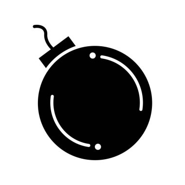 Bomba simgesinin vektör illüstrasyonu 