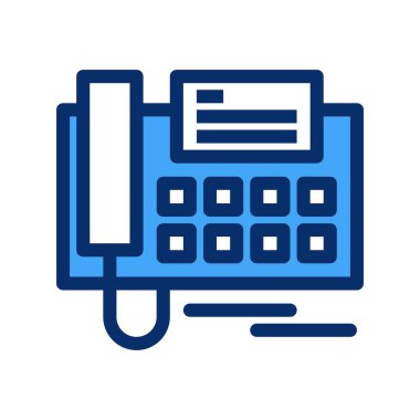 vektör telefon düz biçim simgesi