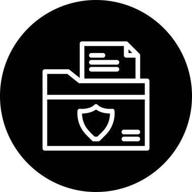 Dizin simgesinin vektör illüstrasyonu 