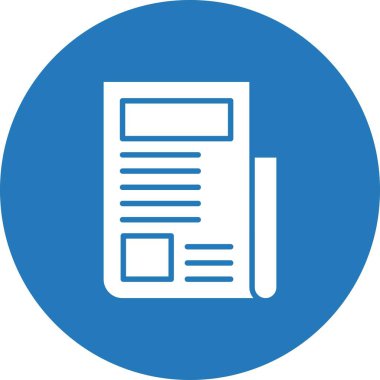 vektör haber kağıdı simgesi 