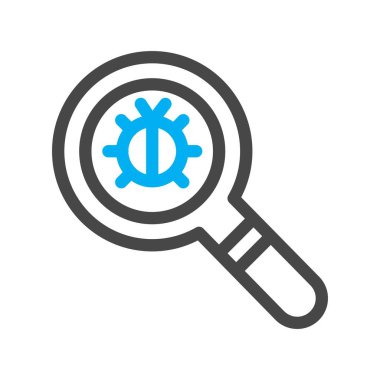 Vektör Bul düz biçim simgesi