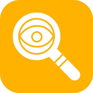 Arama simgesinin vektör illüstrasyonu 