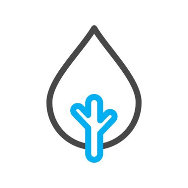 vektör ağacı düz biçim simgesi