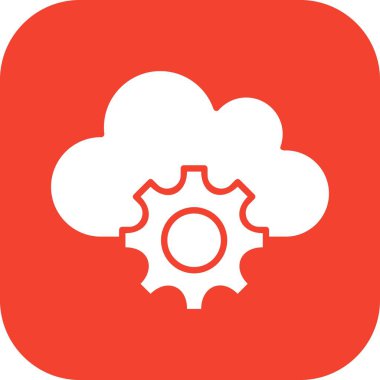 dişli simgesinin vektör illüstrasyonu