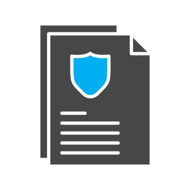 Vektör Belgesi düz biçim simgesi