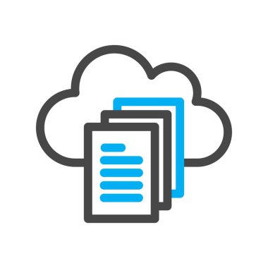 Vektör Belgesi düz biçim simgesi