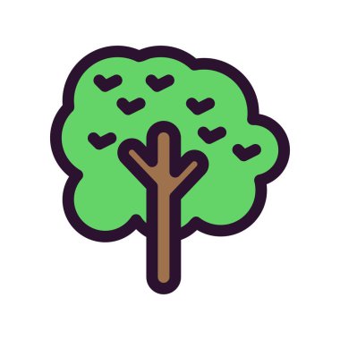 Avlu simgesinin vektör illüstrasyonu