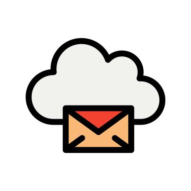  Vektör iletisi düz biçim simgesi