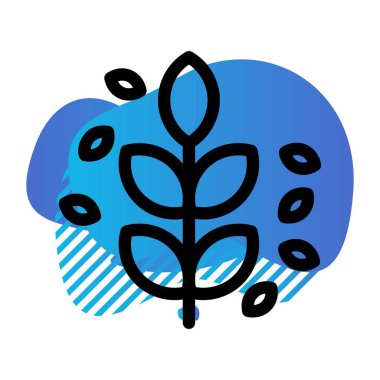 vektör ağacı düz biçim simgesi