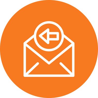  Sol simgenin vektör illüstrasyonu