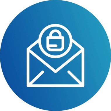 Vektör Kilidi düz biçim simgesi