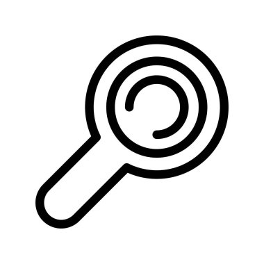 Vektör Bul düz biçim simgesi