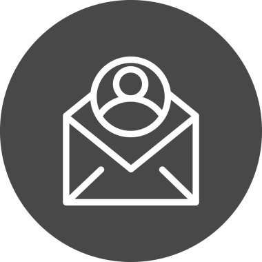 Kullanıcı simgesinin vektör çizimi 