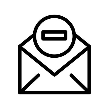 Simgeyi küçültme vektörü illüstrasyonu 